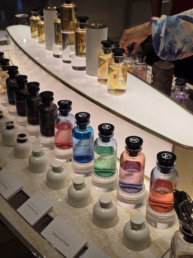 Perfumes almacenados